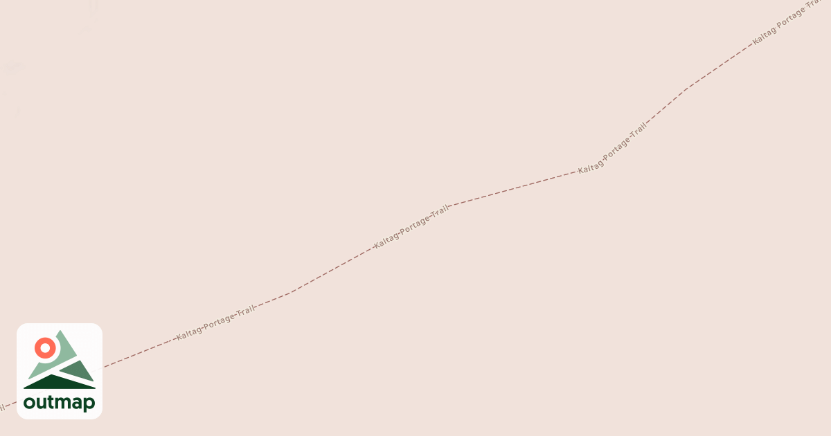 Map of Willow to Nome Winter Trail