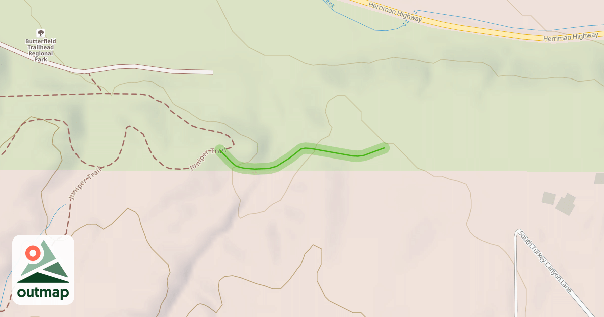 Map of Juniper Access Trail