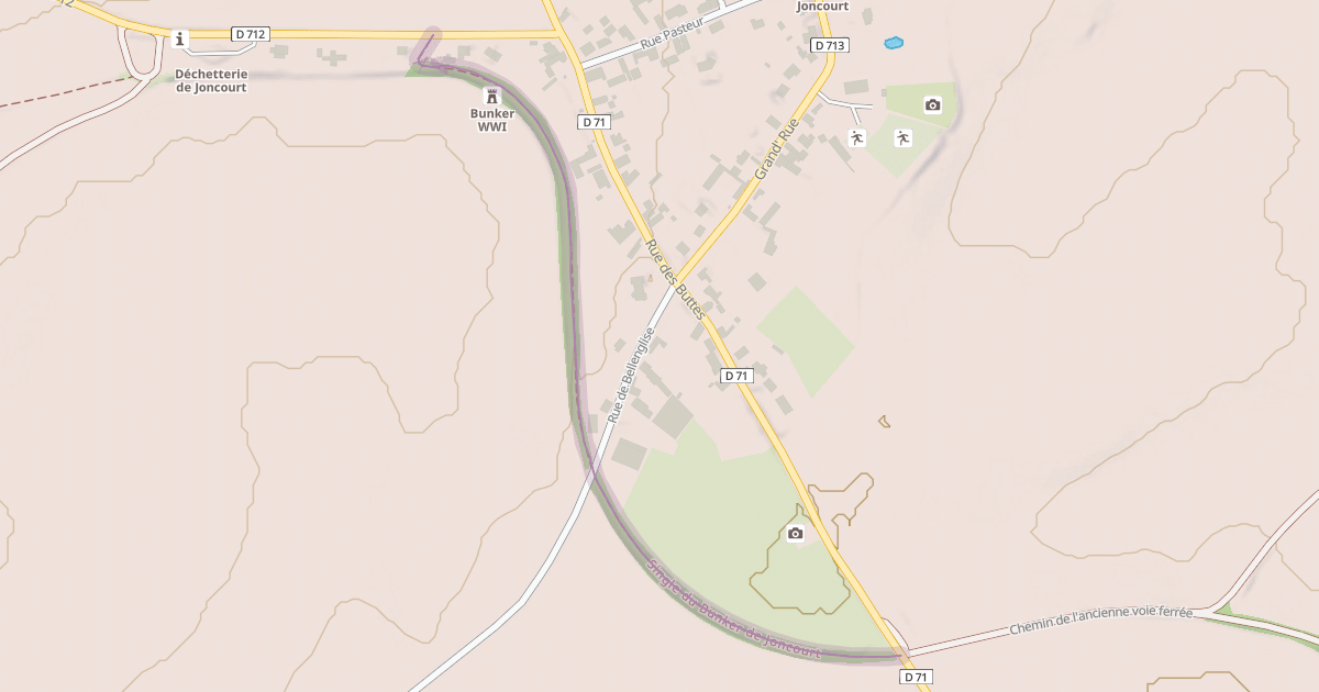 Map preview of Single du Bunker de Joncourt