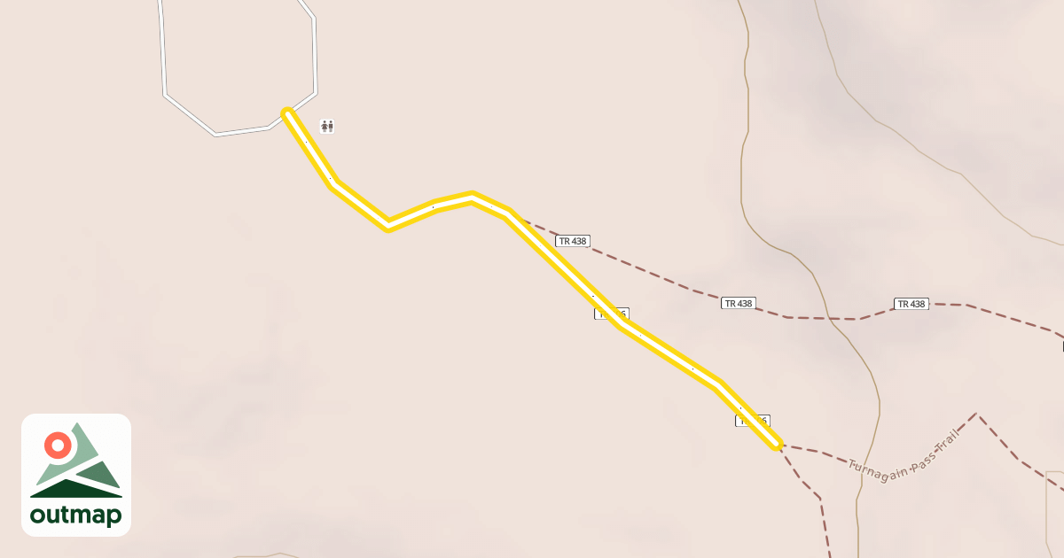 Map of Center Ridge Trail