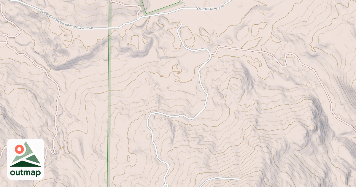 Map of MINERAL MTN