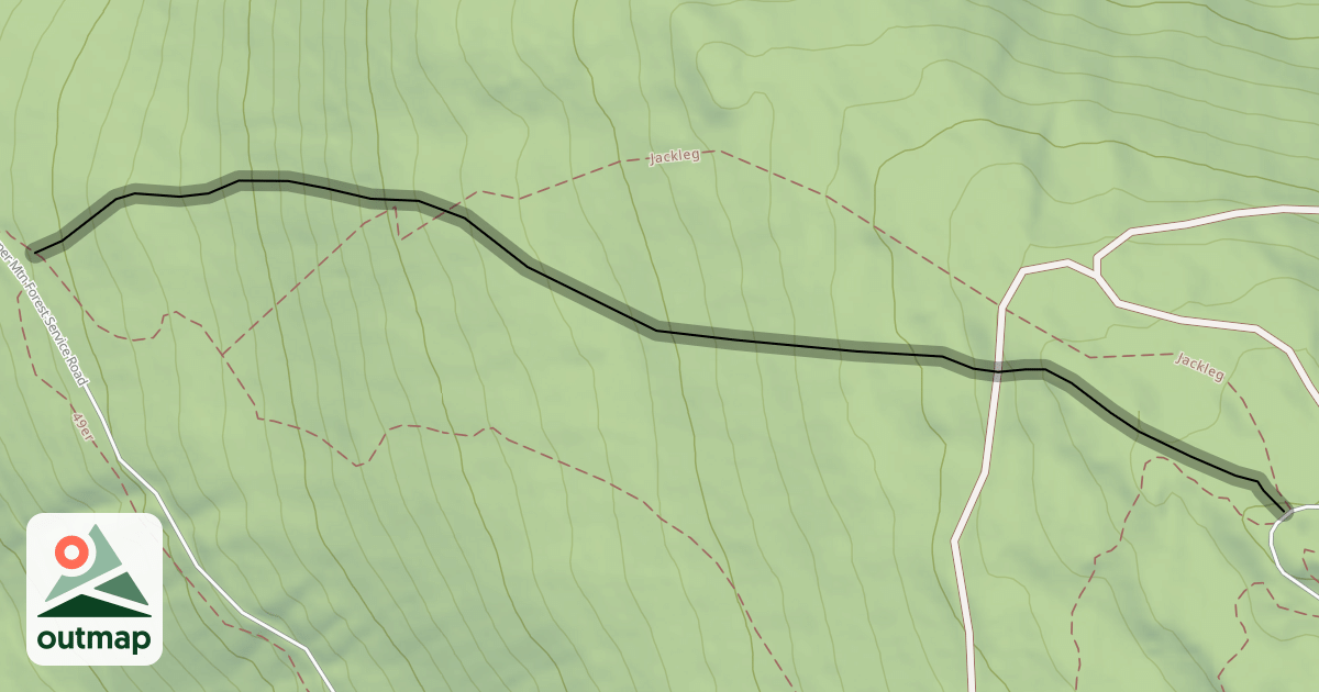 Map of Buck Knuckle