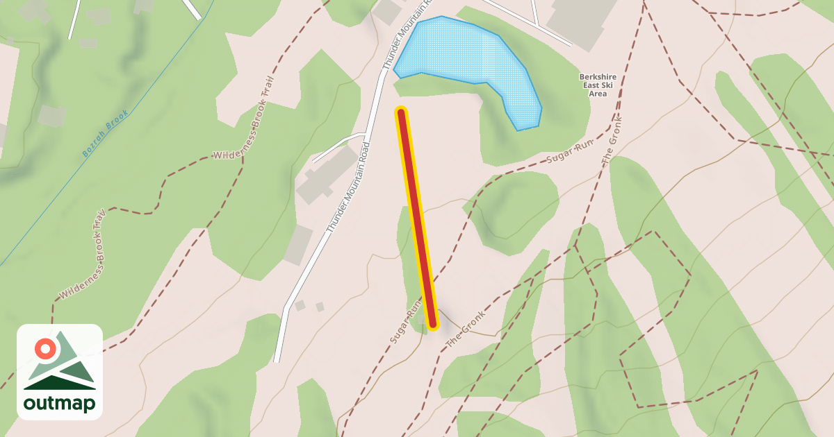 Map of Top Notch Double