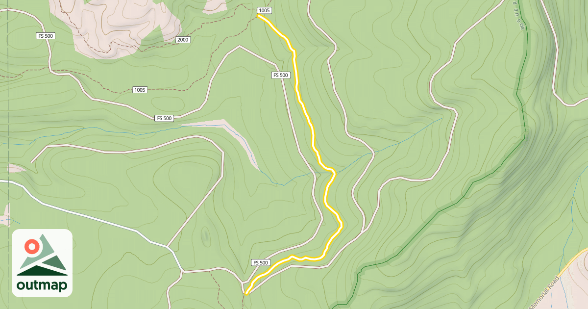 Map of Pacific Crest National Scenic Trail