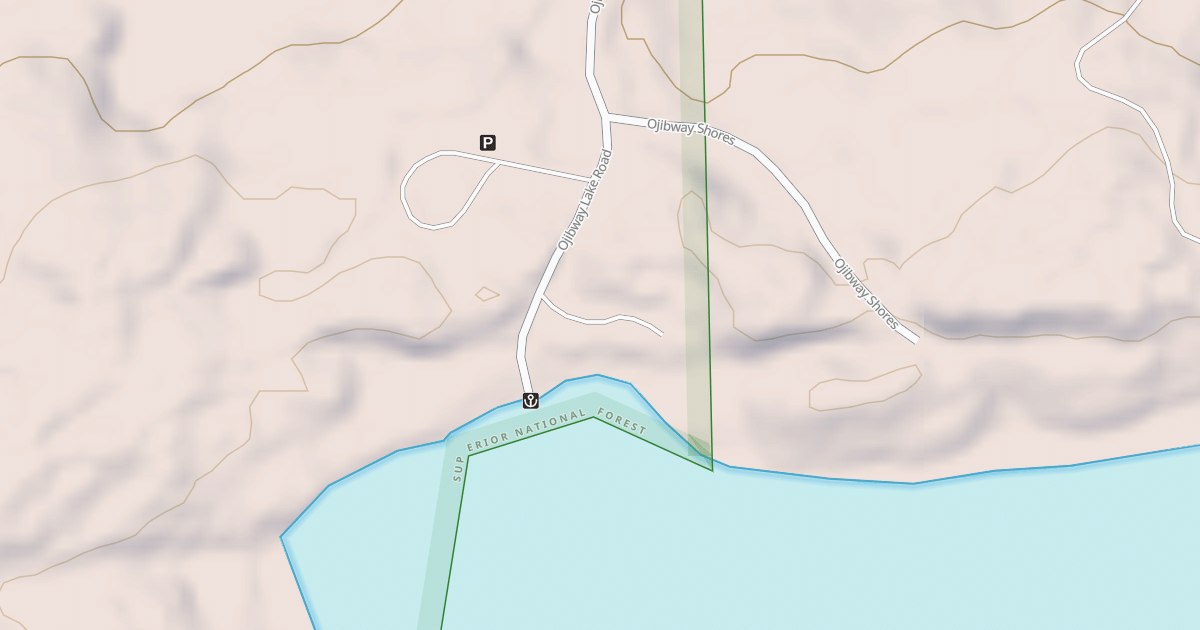 Map preview of OJIBWAY LAKE SPUR B