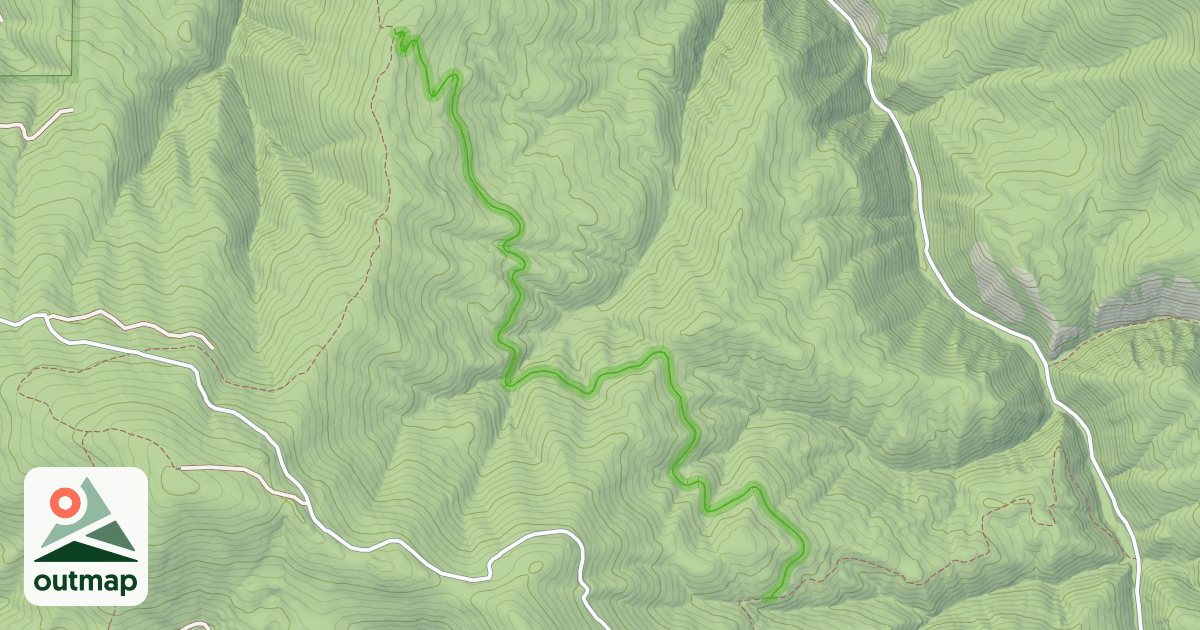 Map of Trail 258