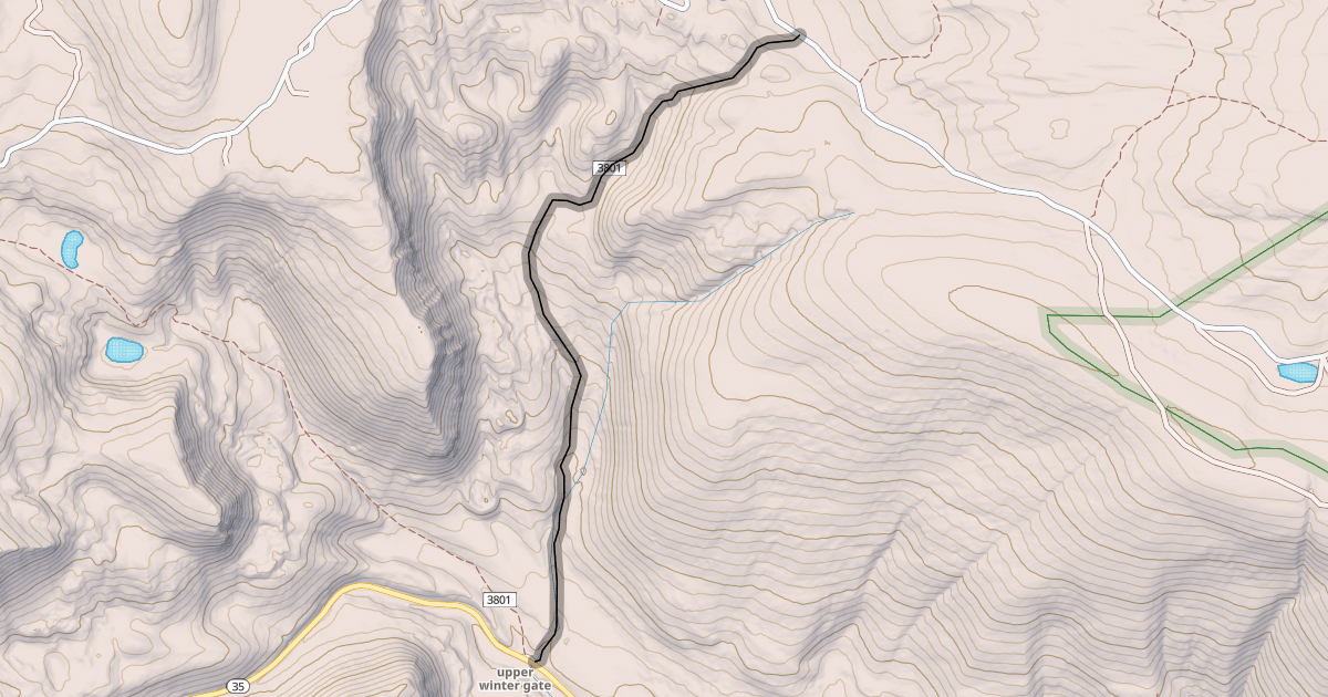 Map preview of Phelps Brook ATV Trail