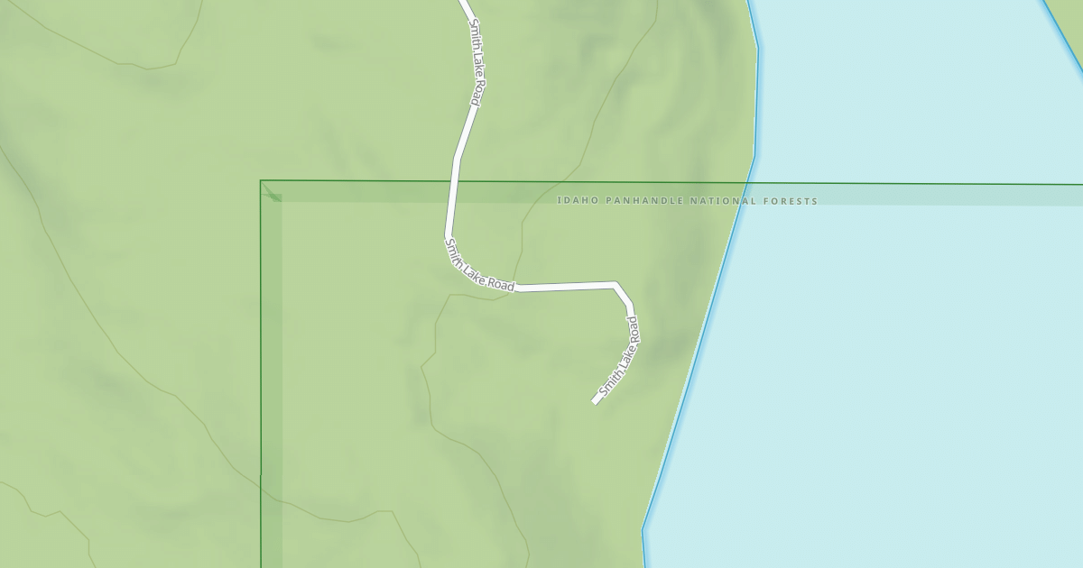 Map preview of SMITH LAKE CAMPGROUND