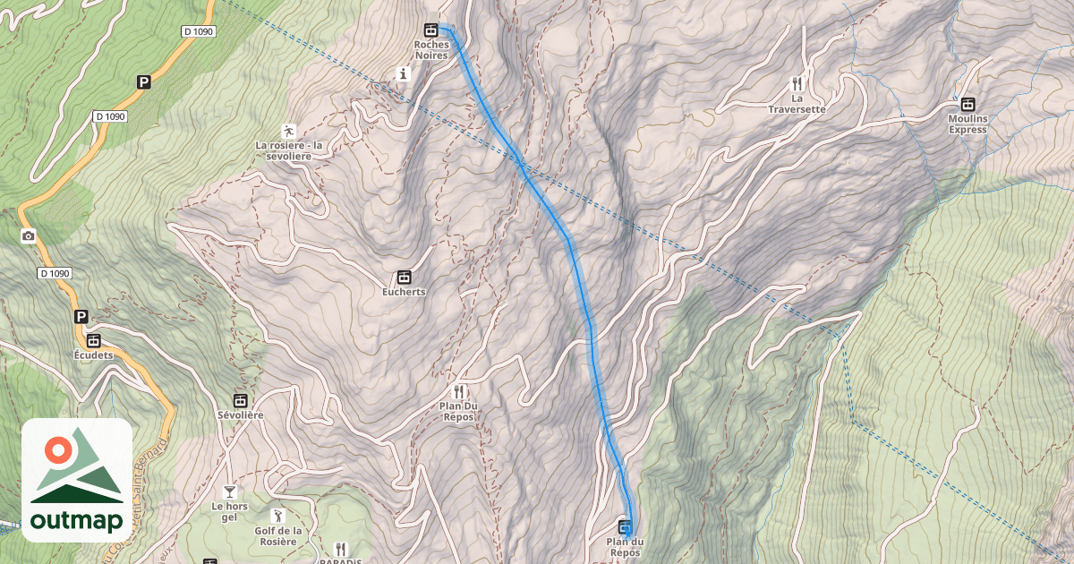 Map of Chamois