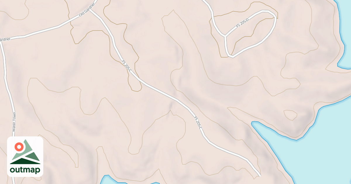 Map of 205-C