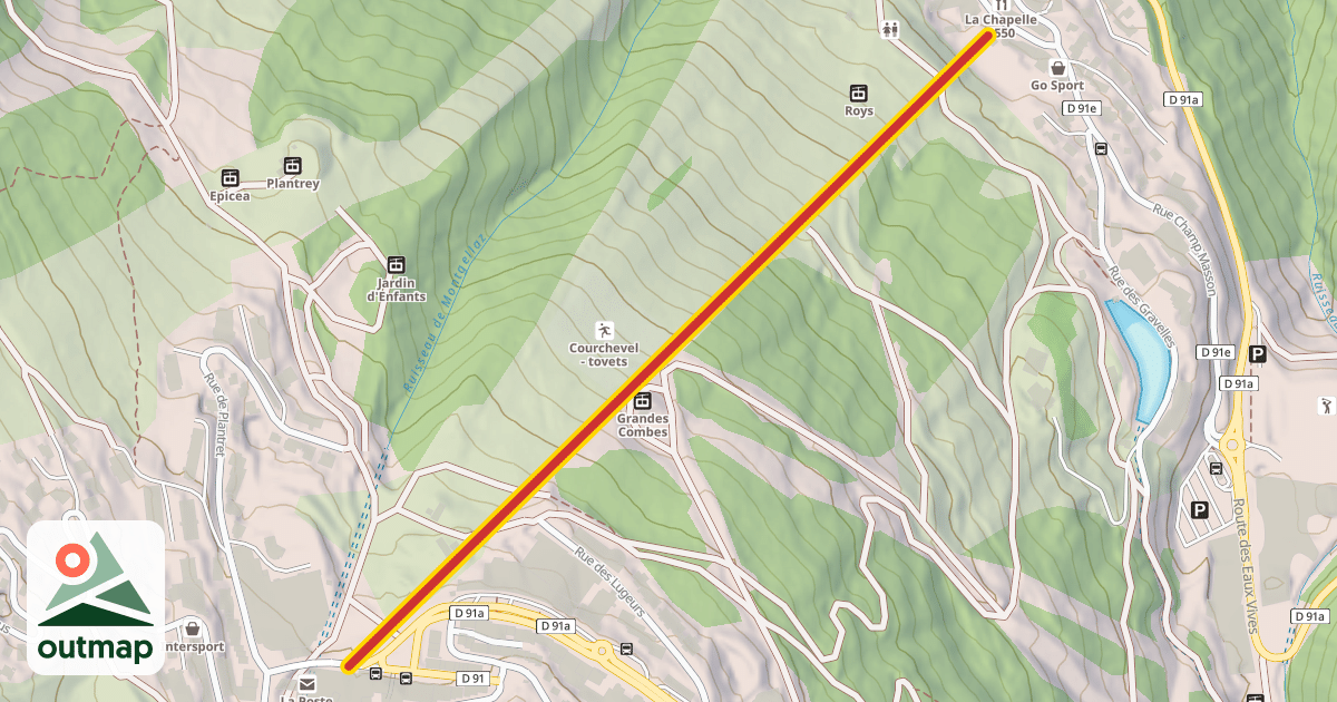 Map of Grangettes