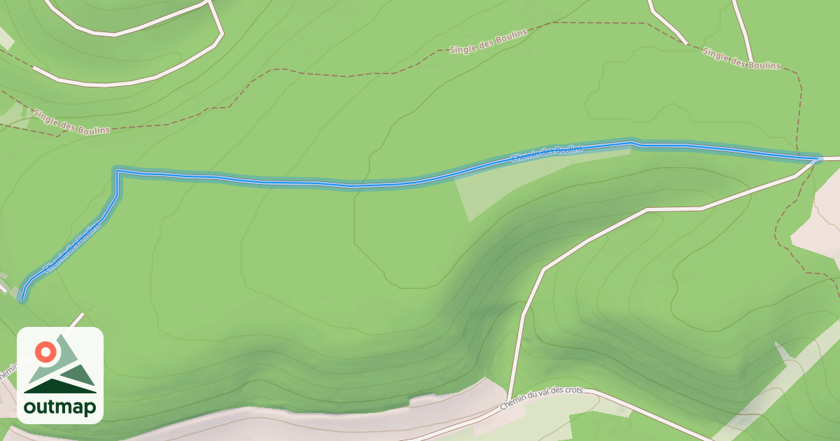 Map of Chemin des Boulins