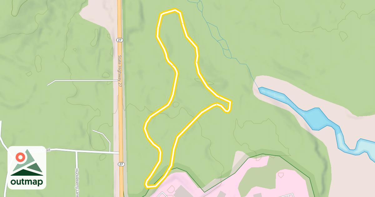 Map of Hilly Loop