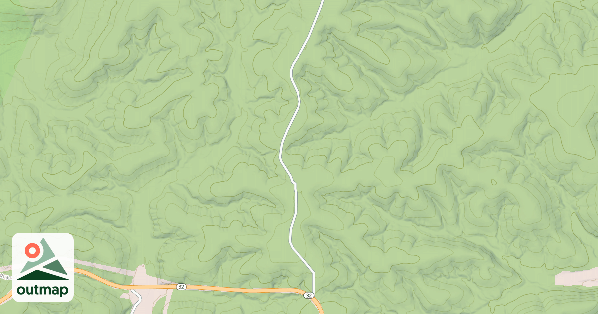 Map of JOHNSON MOUNTAIN
