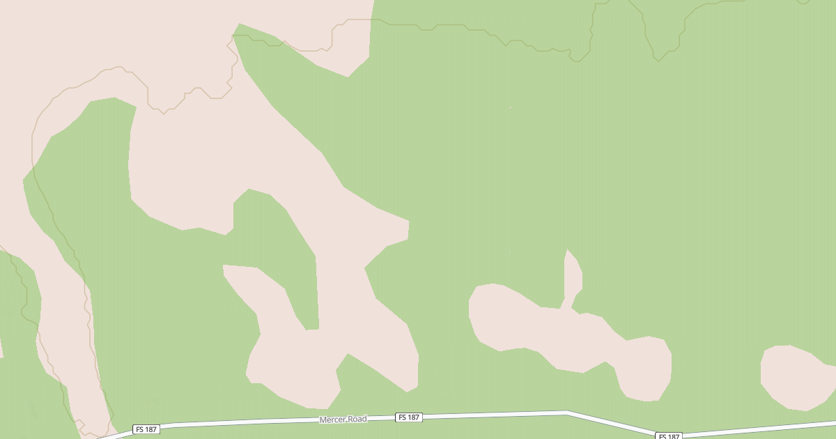 Map preview of USFS National Forest System Roads {1AB0AFB6-C420-492D-824D-FF49F7AE9106}