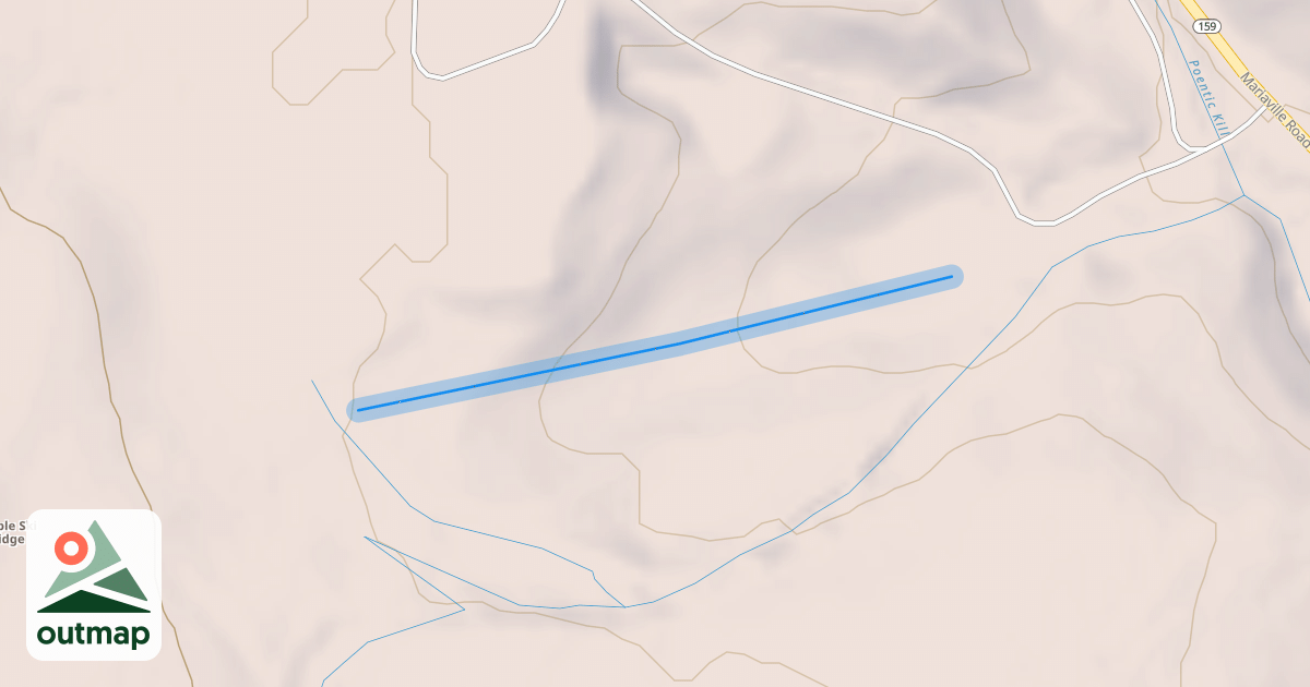 Map of Lower Ridge Run