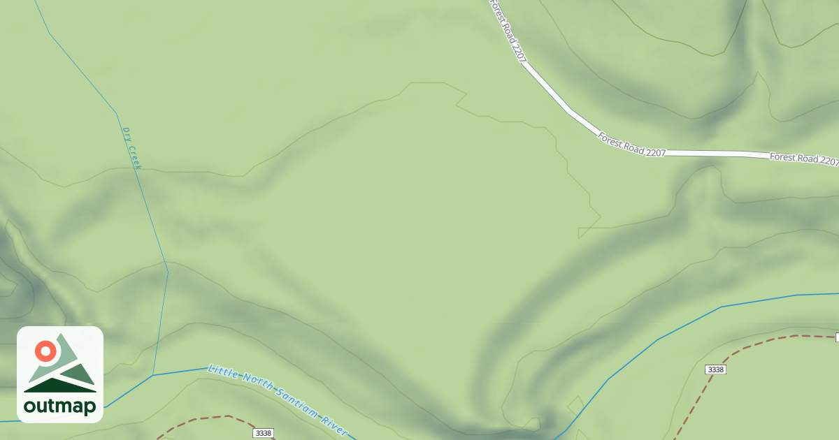 Map of USFS National Forest System Roads {3115F3F5-F3FF-45A0-ACE0-E74CAF825C1D}