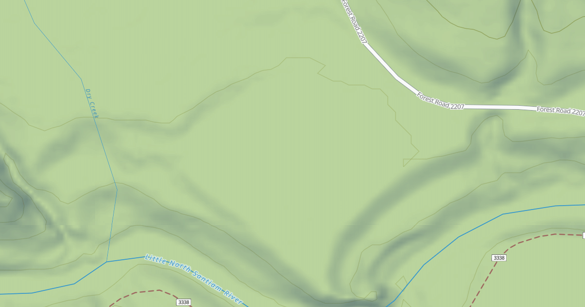 Map preview of USFS National Forest System Roads {3115F3F5-F3FF-45A0-ACE0-E74CAF825C1D}