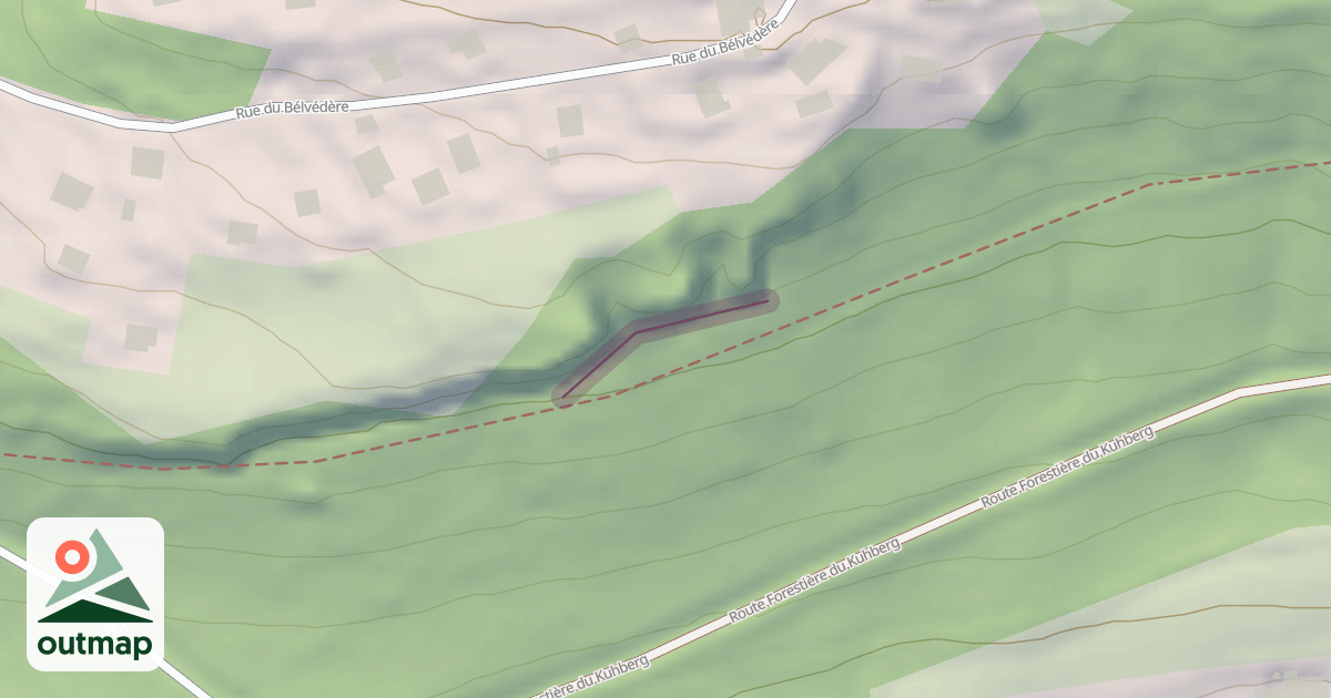 Map of Kuhfels