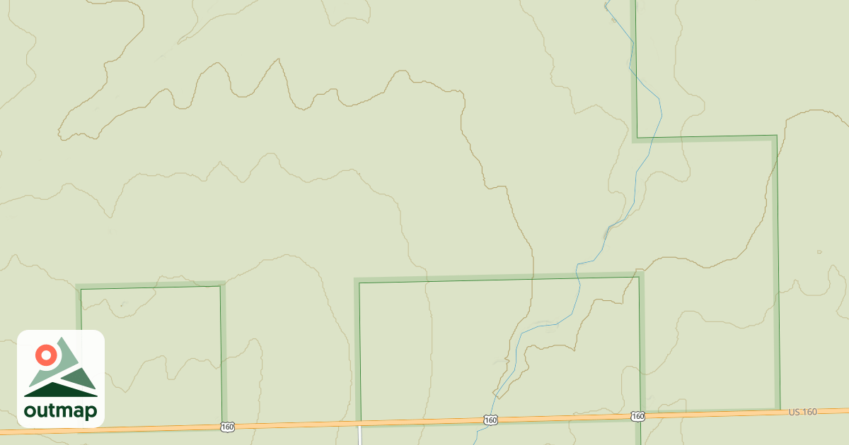 Map of SOUTH ANTELOPE TANK
