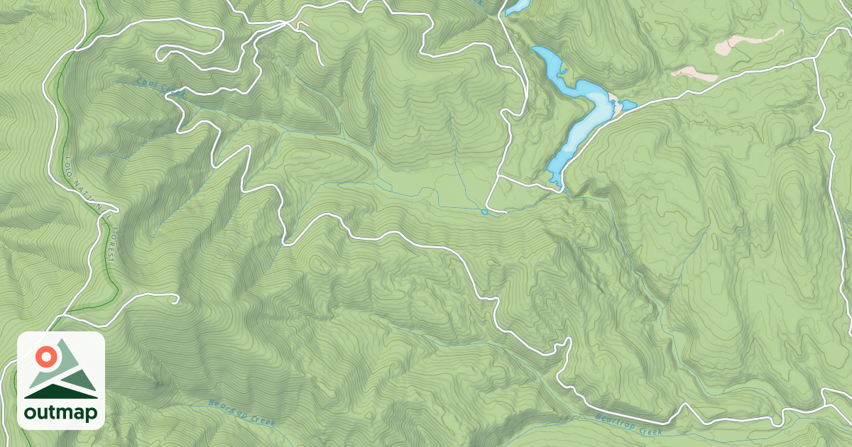 Map of BEARTRAP COOL CREEK