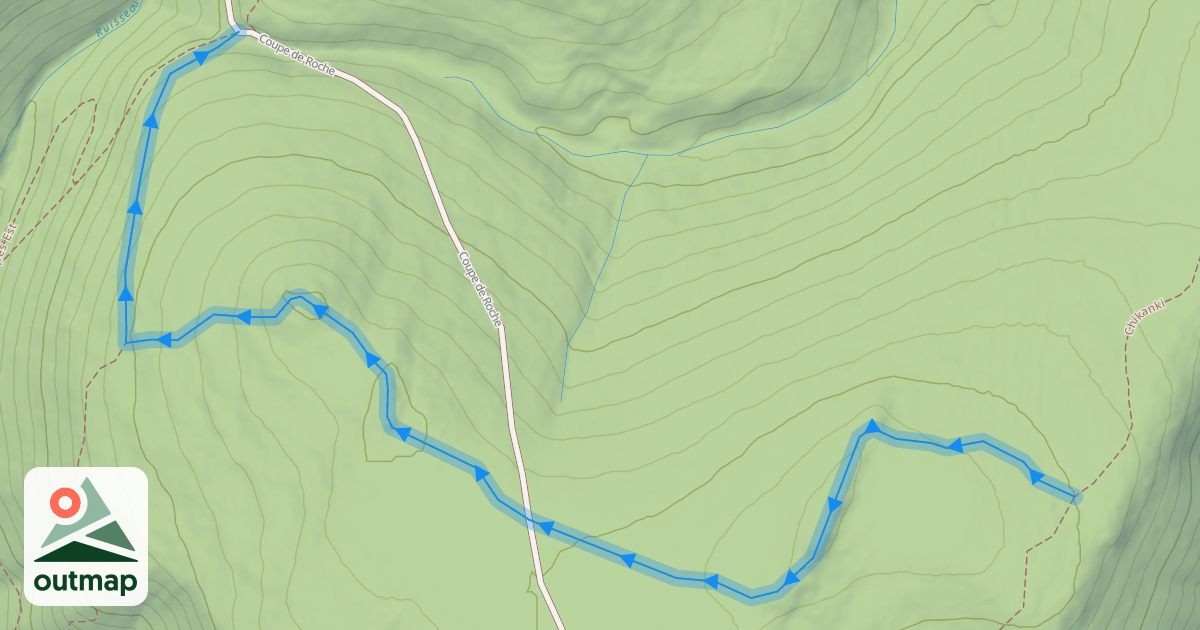 Map of Le Trait carré