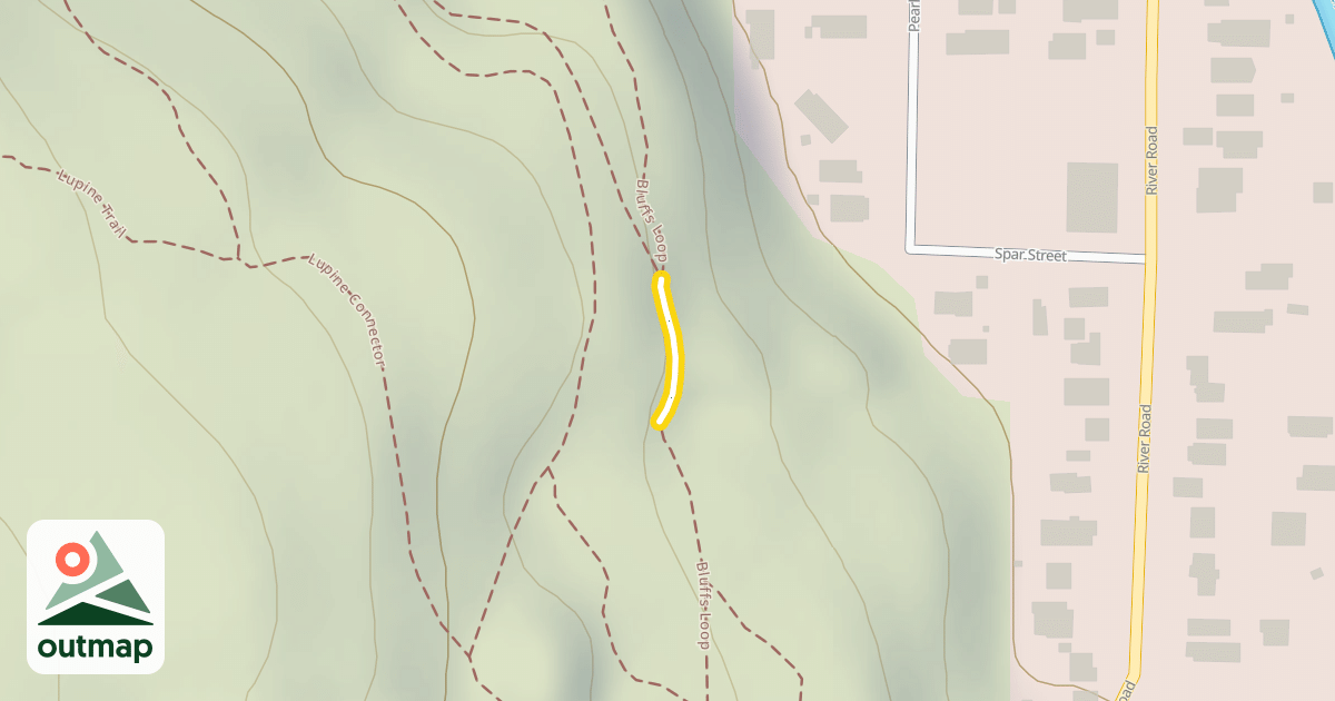 Map of Bluffs Loop