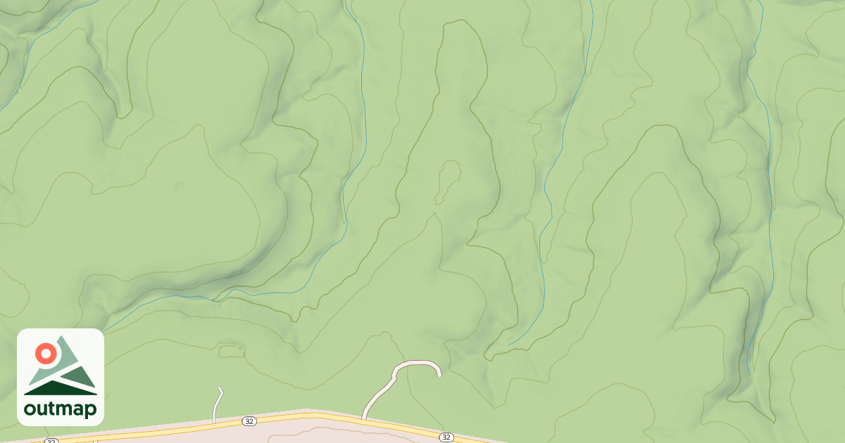 Map of ROCKY BRANCH RIDGE