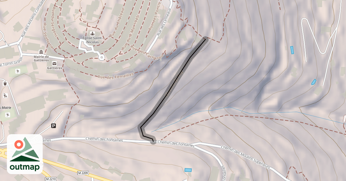 Map of Chemin du Puy