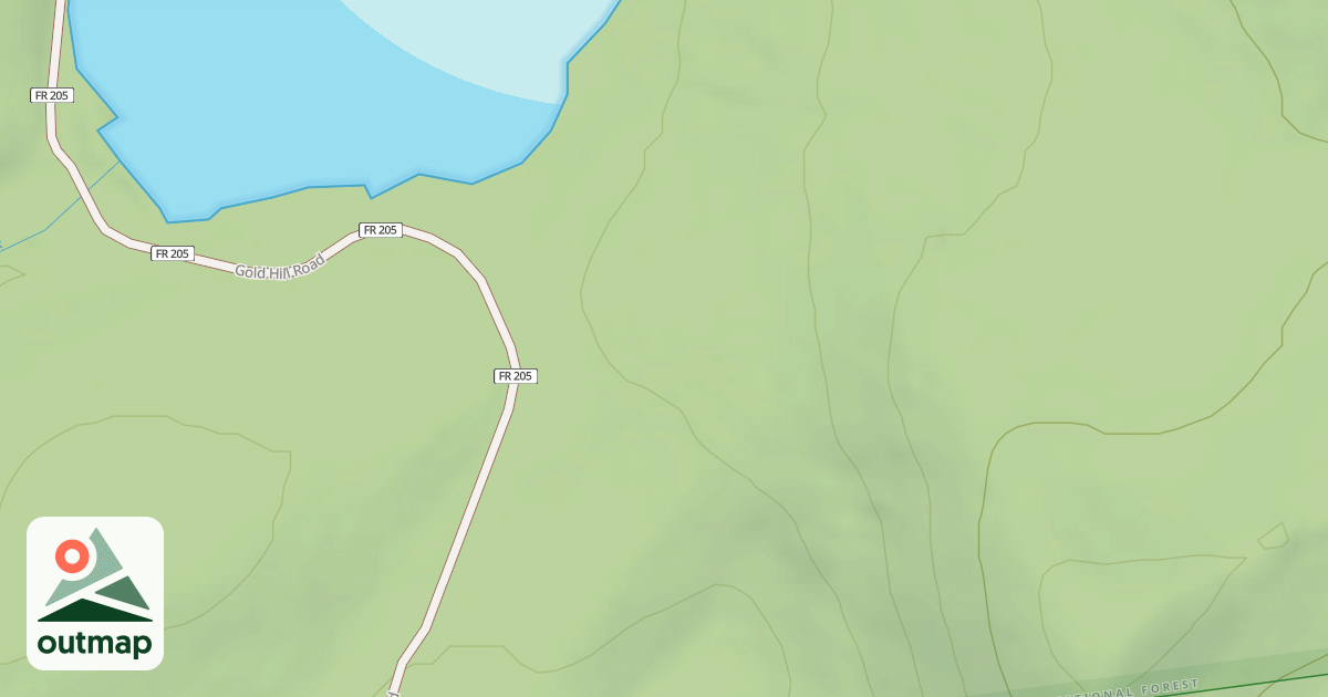 Map of GOLD HILL SPUR 1C