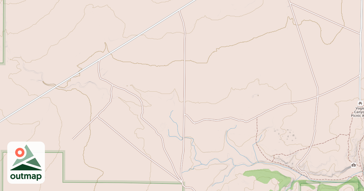 Map of DAVID CANYON F