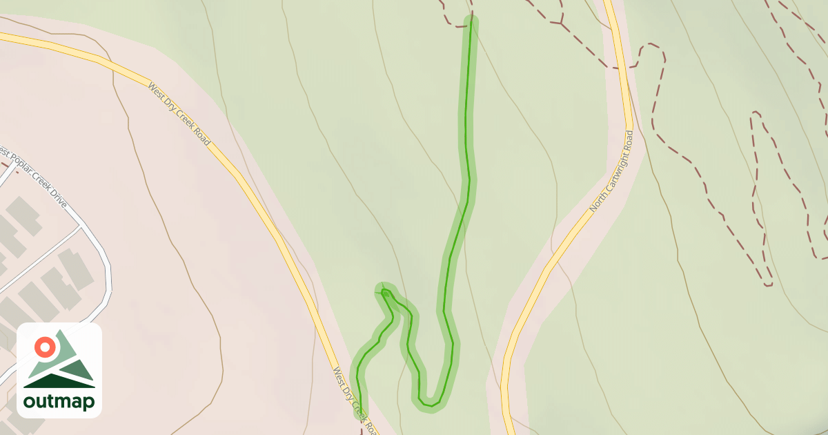 Map of South Bitterbrush