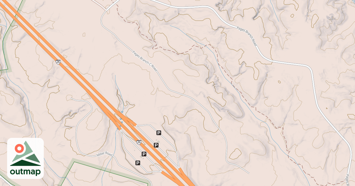Map of PAGES BRANCH C