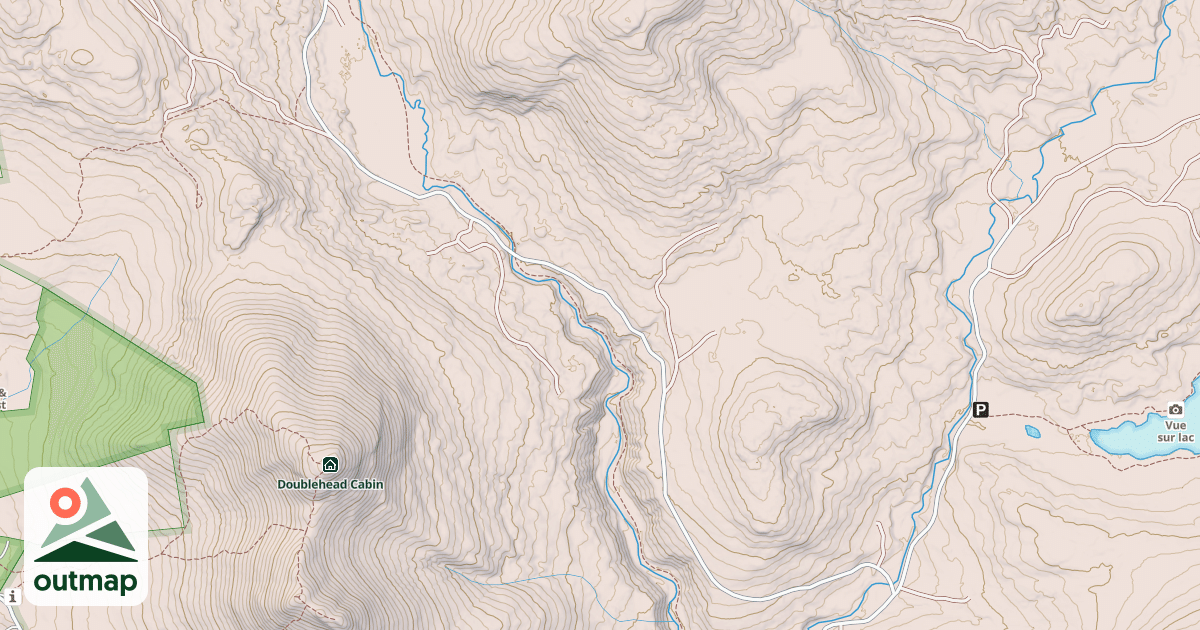 Map of EAST BRANCH SACO RIVER