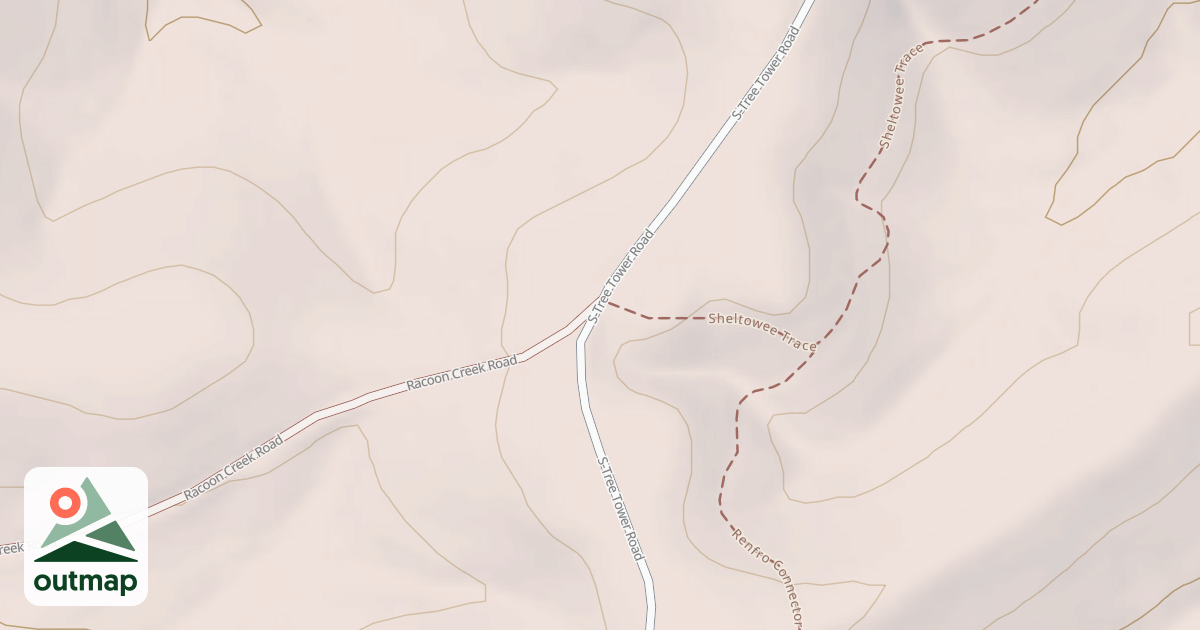 Map of Sheltowee Trace