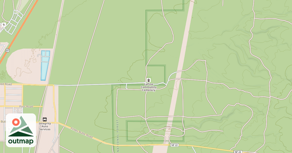 Map of DEAD HORSE DEMOLITION PIT