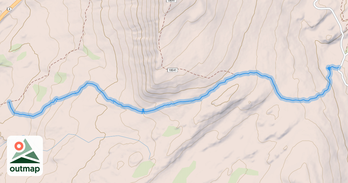 Map of Emigrant Trail