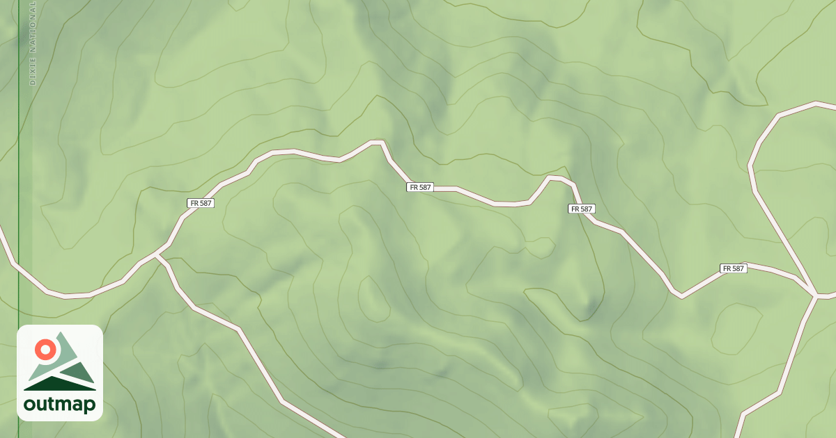 Map of USFS Motor Vehicle Use Map Roads {25B725E6-99F7-44CE-86B0-E1F6502E7984}