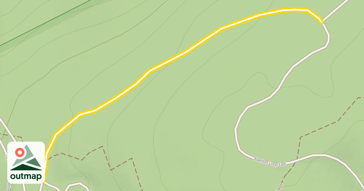 Map of Biathlon Loop East