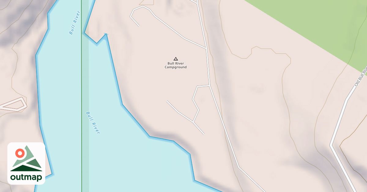 Map of BULL RIVER CAMPGROUND C