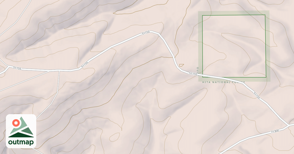 Map of SHELL ROCK