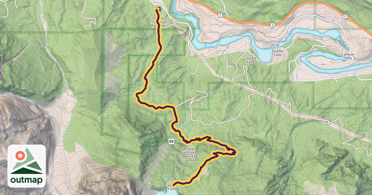 Map of Lake Serene Trail