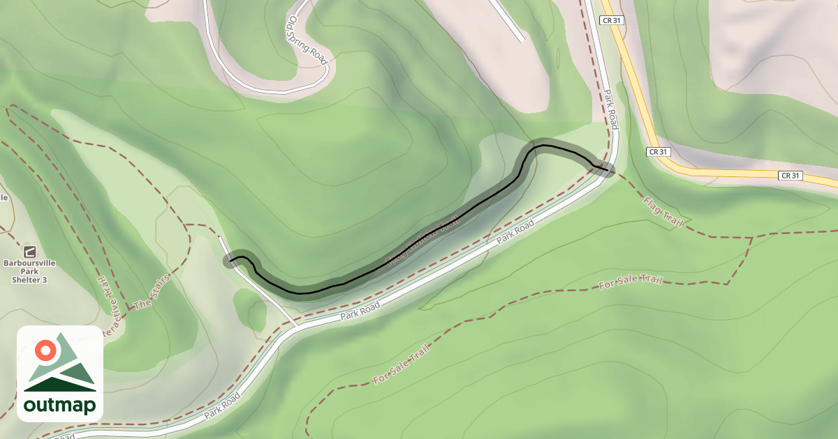 Map of Frog Hollow Trail