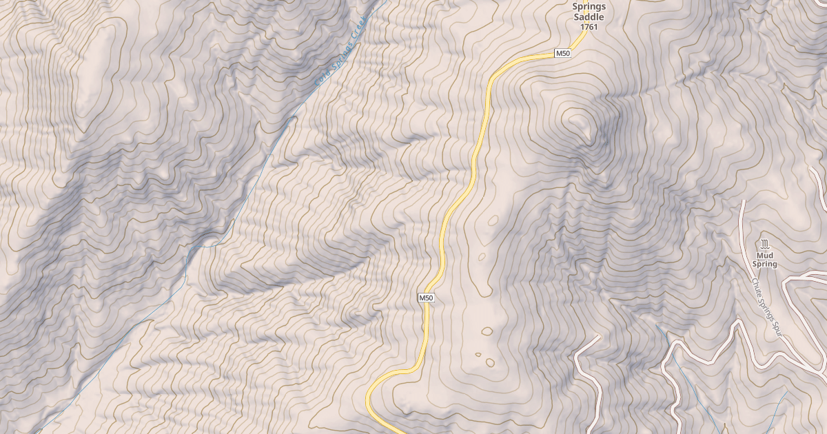 Map preview of COLD SPRINGS PEAK