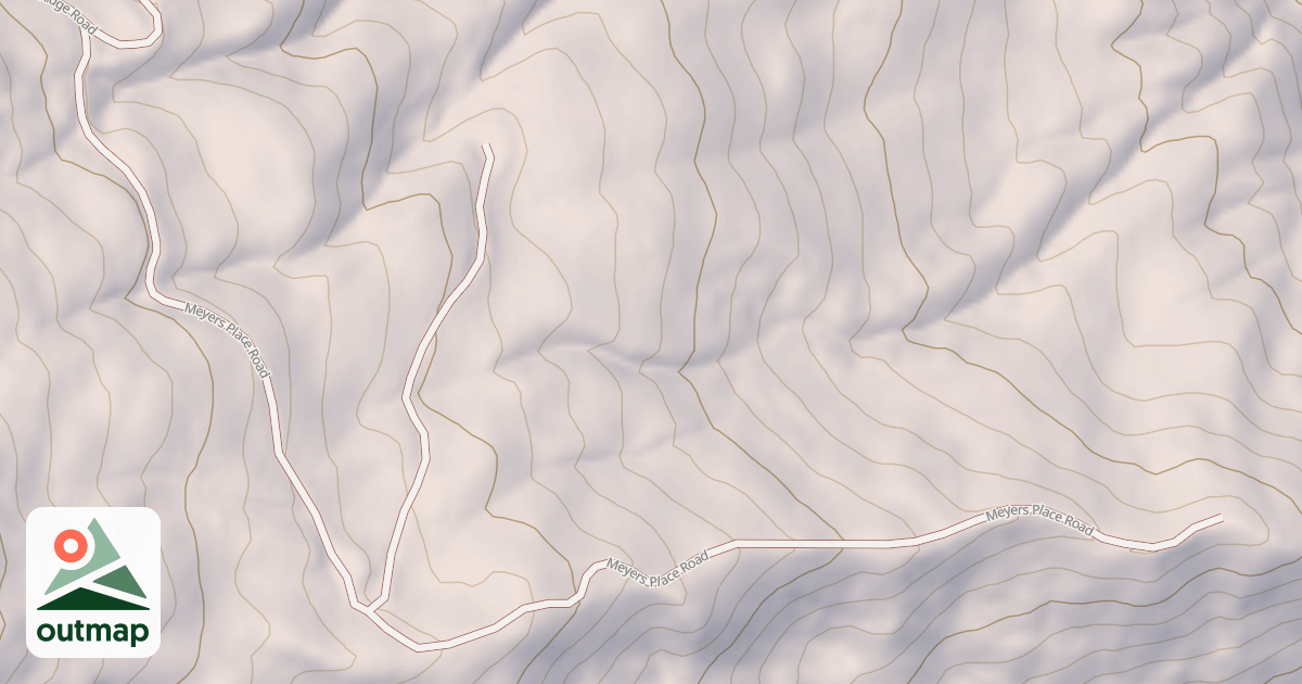 Map of MEYERS PLACE