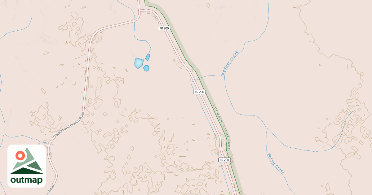 Map of N. GULLEY BRANCH