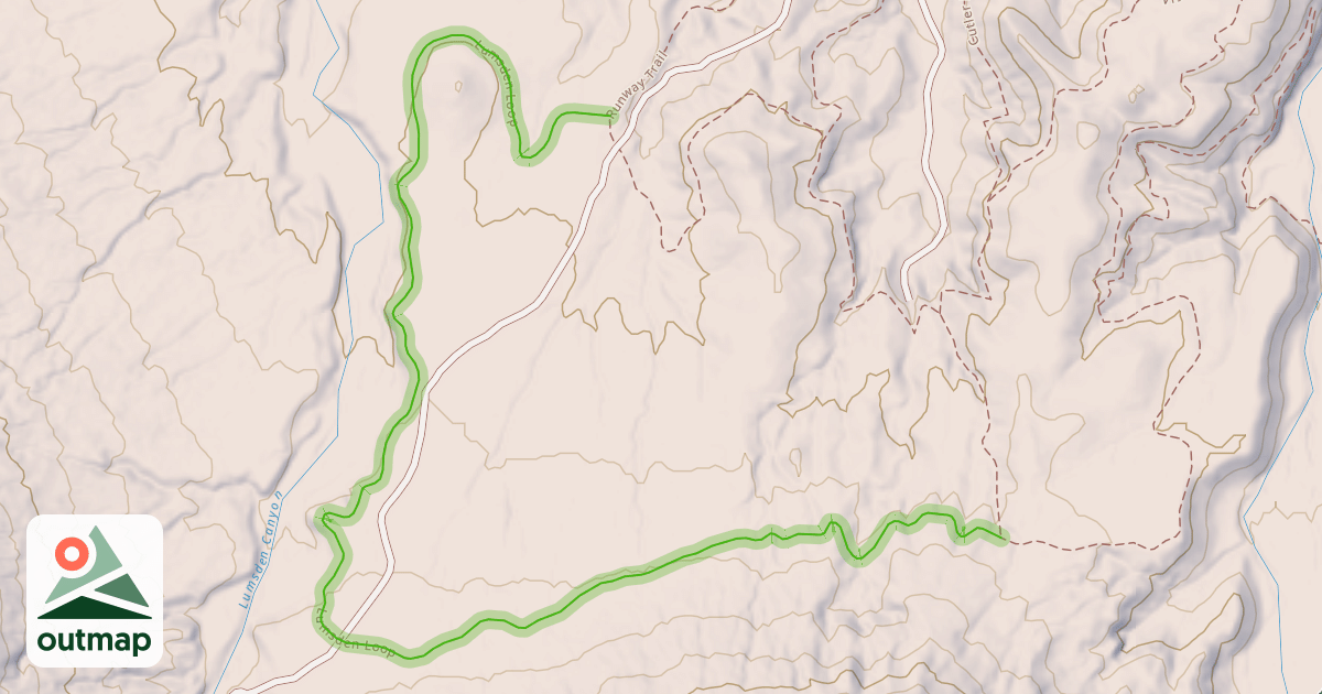 Map of Lumsden Loop