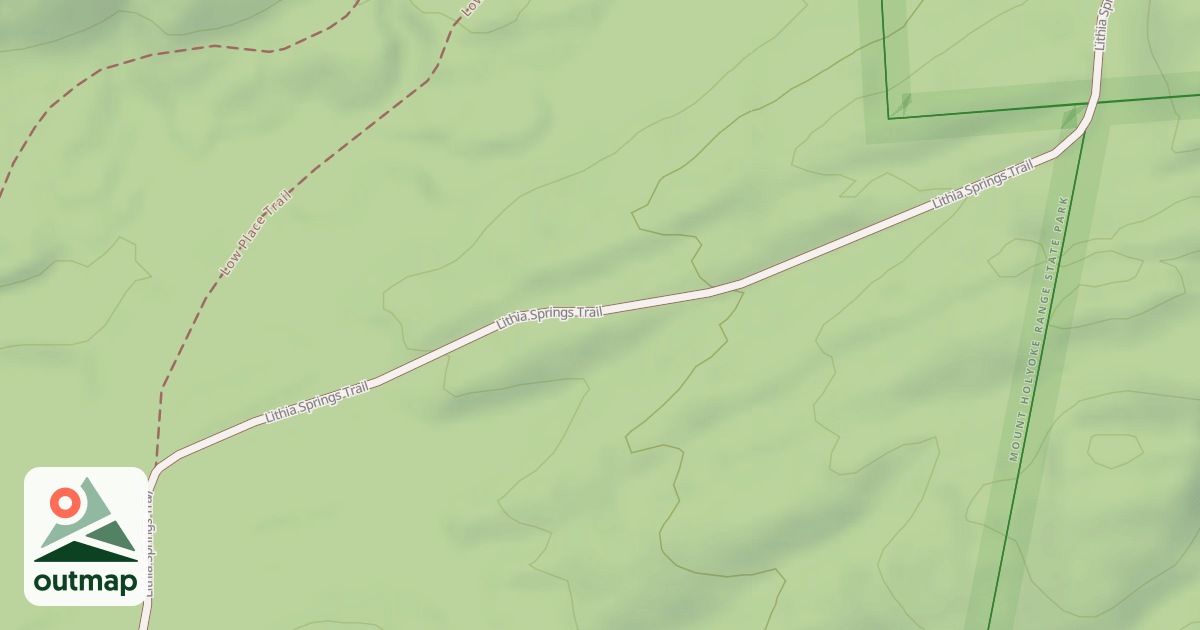 Map of Lithia Springs Trail