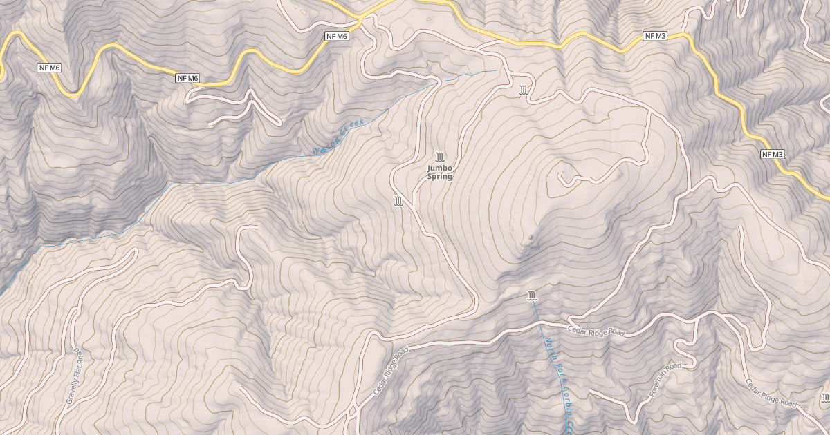 Map preview of LOWER JUMBO SPRINGS