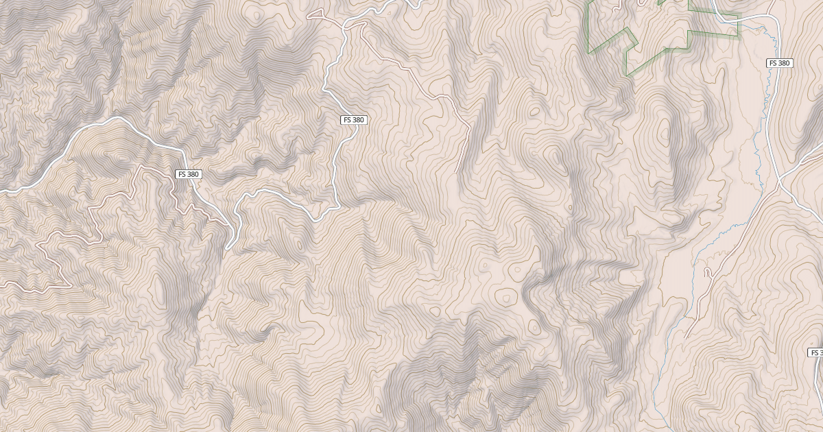 Map preview of Coulter Summit